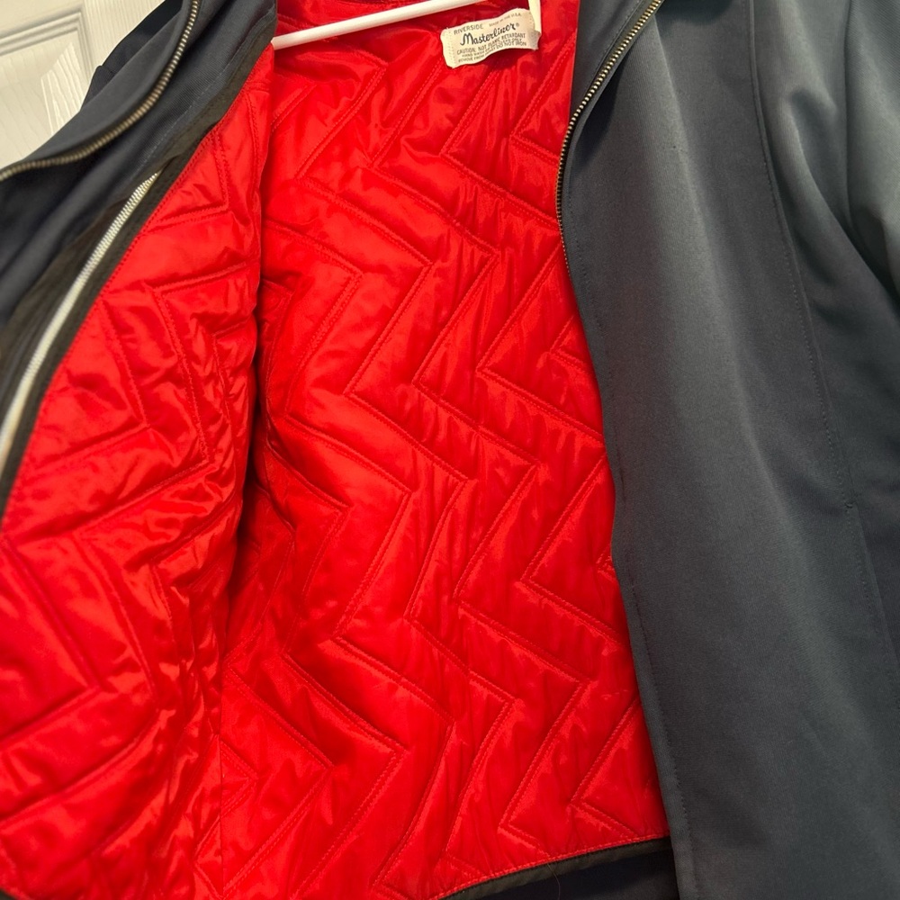 Pendleton Dark Blue Jacket With Red Interior - image 2